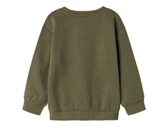 Name It dusty olive tractor sweatshirt